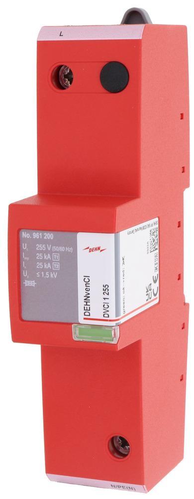 DEHN DVCI Combinatiestroomafleider type 1 en 2 1-polig 255V, Doe-het-zelf en Bouw, Elektriciteit en Kabels, Verzenden