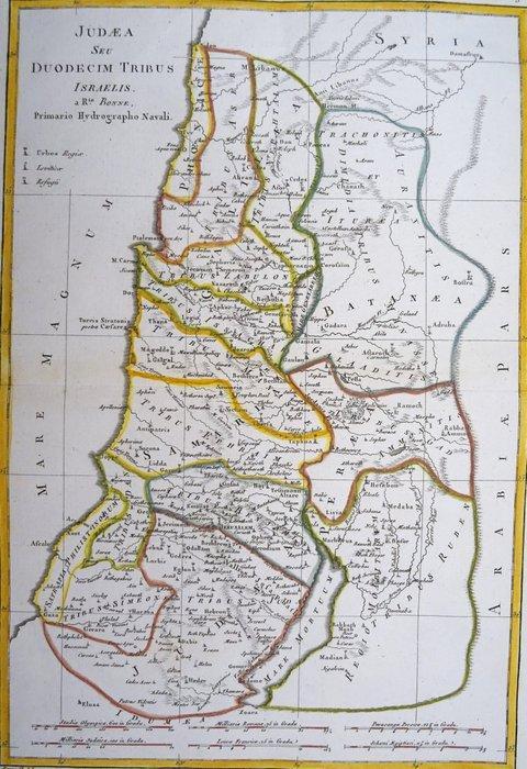 Midden-Oosten - Israël / Jordanië / Libanon / Palestina;, Livres, Atlas & Cartes géographiques