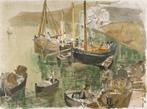 Pierre Eugène Clairin (1897-1980) - Boats in Harbor -
