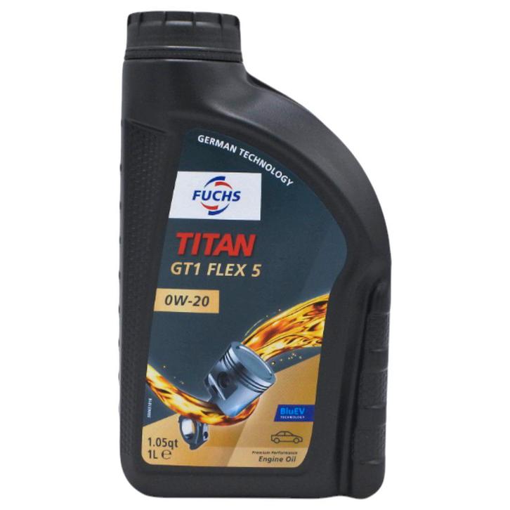 Fuchs Titan GT1 Flex 5 SAE 0W20 Motorolie 1 Liter, Auto diversen, Onderhoudsmiddelen, Verzenden