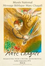 Marc Chagall (1887-1985) - LAnge du jugement - Message, Antiek en Kunst