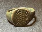 Époque Viking Bronze Anneau exceptionnellement bien