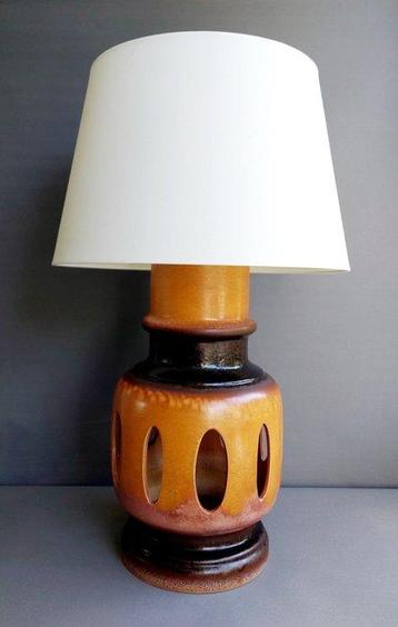 Lampe de table - Céramique - Grand lampe de table en lave