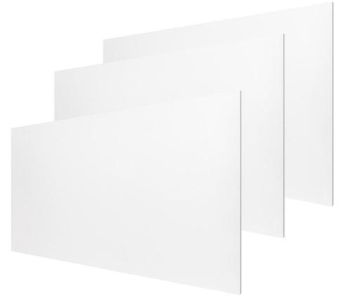 50x220 cm - Radiator Cover Flat (Vlakke voorplaat) - Wit, Doe-het-zelf en Bouw, Verwarming en Radiatoren, Ophalen of Verzenden