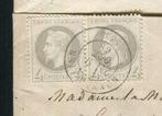 France 1868 - Rare Imprimé et sa Bande Journal envoyés de, Gestempeld