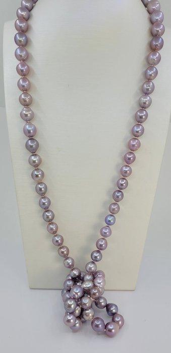 Zonder Minimumprijs - Halsketting 10x13mm roze Edison, Handtassen en Accessoires, Kettingen