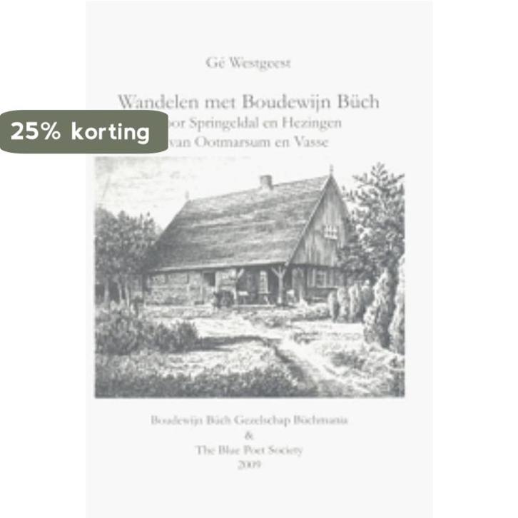 Wandelen met Boudewijn Büch door Springendal en Hezingen van, Boeken, Hobby en Vrije tijd, Zo goed als nieuw, Verzenden