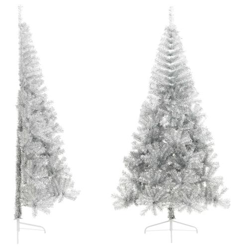 vidaXL Demi sapin de Noël artificiel avec support, Divers, Noël, Neuf, Envoi