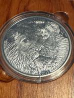 Congo. 5000 Francs 2013 Löwe - Antik-Finish, 4 Oz (.999), Postzegels en Munten