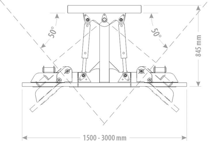 Hydraulische rubberschuif 1.50- 3.00m, Zakelijke goederen, Landbouw | Werktuigen