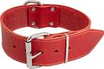 JV Vetleder brede halsband rood 30mmx40cm, Dieren en Toebehoren, Hondenhalsbanden en Penningen, Nieuw