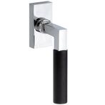 Draaikiepgarnituur Bauhaus ebben glans chroom, Klink of Kruk