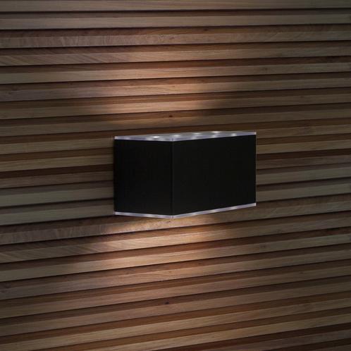 Buitenverlichting zonne-energie 2x LED Solar Up & Down Muurl, Tuin en Terras, Buitenverlichting, Verzenden