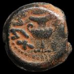 Judaea. Jewish War. Prutah Amphora  Vine leaf 67/68, Timbres & Monnaies