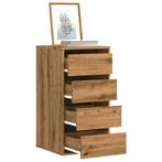 vidaXL Ladekast 40x41x76 cm bewerkt hout artisanaal, Verzenden, Nieuw