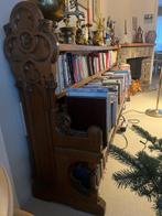 Boekenkast - Eik - Kerkbank met origineel