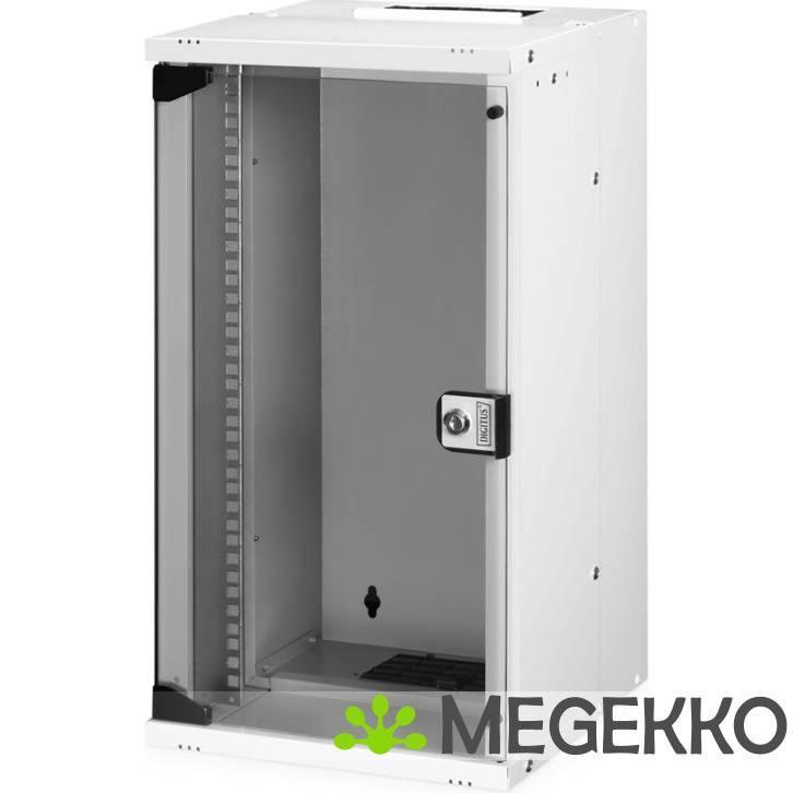 Digitus DN-49104 rack 12U Wandrek Grijs, Computers en Software, Computerbehuizingen, Nieuw, Verzenden