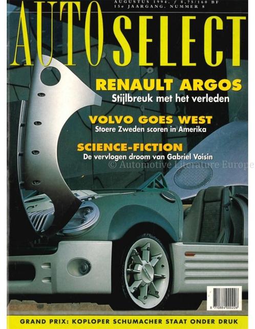 1994 AUTO SELECT MAGAZINE 08 NEDERLANDS, Livres, Autos | Brochures & Magazines