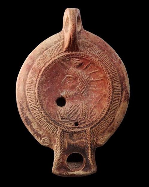 Oud-Romeins Revolutie-oliestaf - Serapis - 1e eeuw v.Chr., Antiek en Kunst, Antiek | Overige Antiek