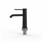 Bieden: Single Lever Wasbasin Water Tap Black Coated - WK011, Ophalen of Verzenden, Nieuw
