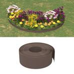 vidaXL Tuinranden 5 st 10 m 20 cm polyetheen bruin, Verzenden, Nieuw