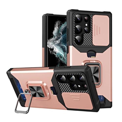 Samsung Galaxy A32 (4G) - Card Slot Hoesje met Kickstand en, Telecommunicatie, Mobiele telefoons | Hoesjes en Screenprotectors | Samsung