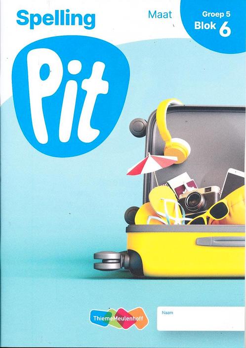 Pit Werkboek Spelling Maat blok 6 groep 5 (per stuk), Livres, Livres scolaires, Envoi