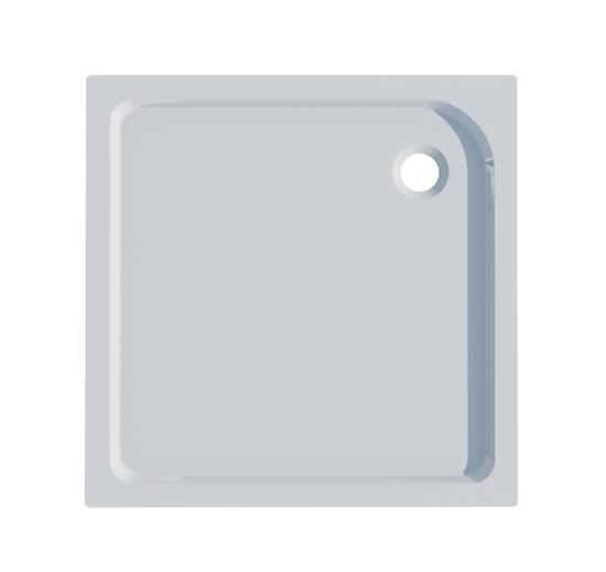 SALE - Roshal 90x90 - Glans wit - Vierkant - Douchebak -, Doe-het-zelf en Bouw, Sanitair, Nieuw, Ophalen of Verzenden