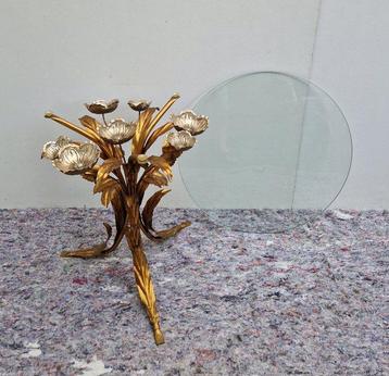Bloemen tafel met bladgoud bladeren - Attr. Hans Kögl -