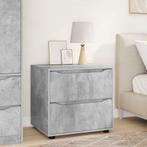 vidaXL Opbergkast Beton Grijs 60 x 48 x 57 cm Bewerkt hout, Verzenden, Nieuw