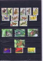 Wereld  - Vlinders van de wereld en WWF - MIchel, Postzegels en Munten, Gestempeld