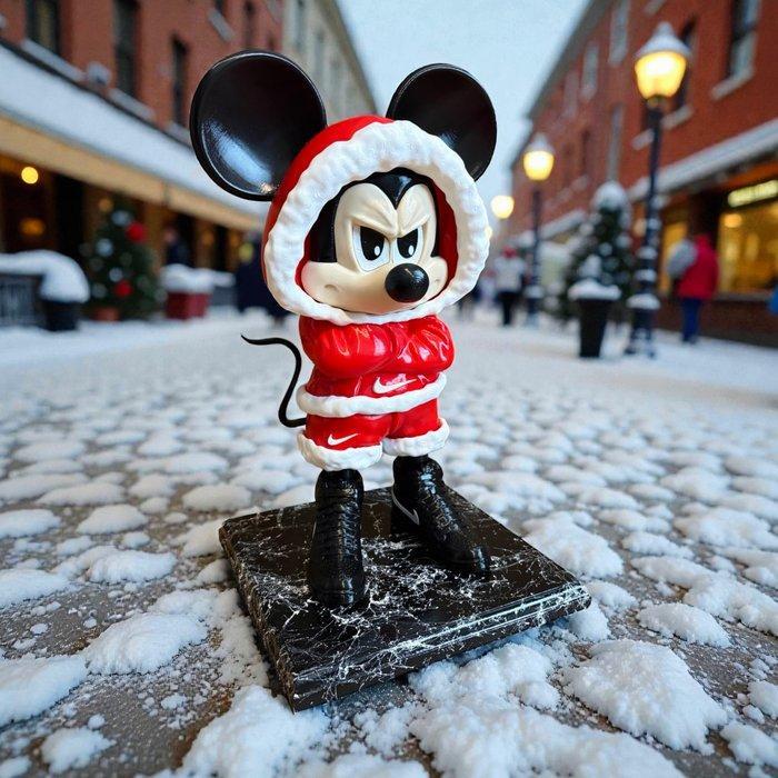 Orima Pop Art - MICKEY Père Noël Urban Style, Antiek en Kunst, Kunst | Designobjecten