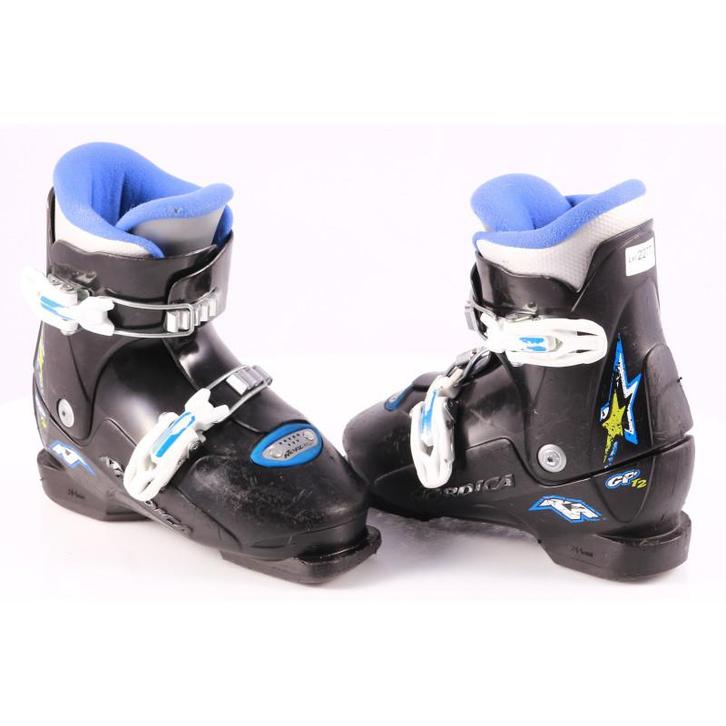 31 32 kinder skischoenen NORDICA GP T2, black/white/blue, Sport en Fitness, Skiën en Langlaufen, Ski, Schoenen, Gebruikt, Nordica