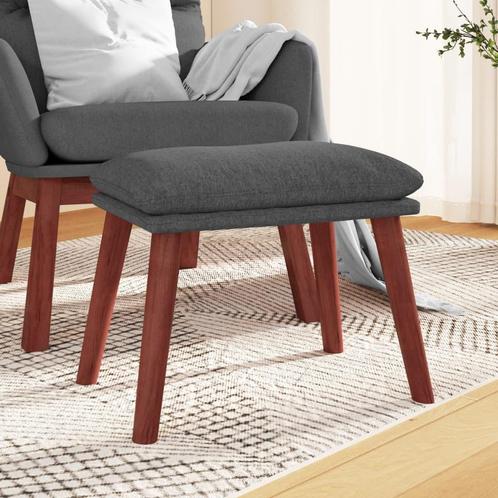vidaXL Voetenbank 45x29,5x35 cm stof donkergrijs, Huis en Inrichting, Zetels | Voetbanken en poefs, Nieuw, Verzenden