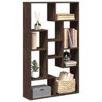 vidaXL Boekenkast 72x20x120 cm bewerkt hout bruin, Huis en Inrichting, Kasten | Boekenkasten, Verzenden, Nieuw