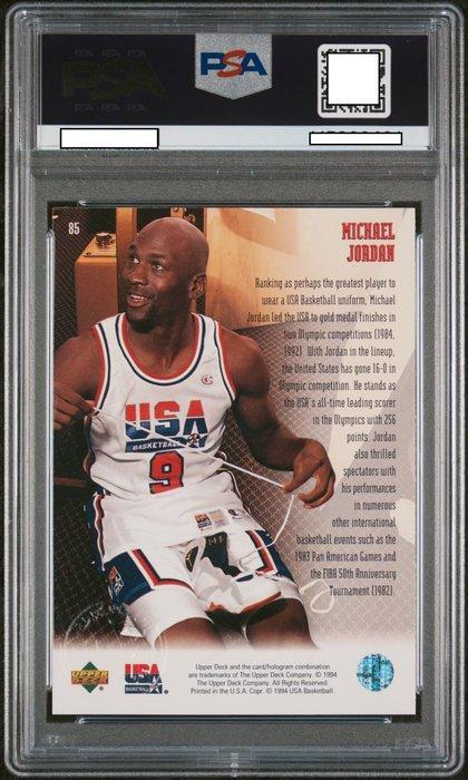 1994 Upper Deck USA Michael Jordan #85 – Team USA Legend –, Verzamelen, Stickers