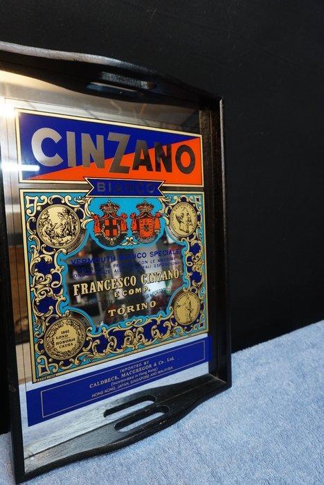 Plateau de service - Plateau de service Cinzano Bianco, Antiek en Kunst, Curiosa en Brocante