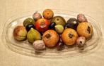 Tafelmiddenstuk (18)  - Marmeren Fruit - 18 stuks (totaal, Antiek en Kunst, Curiosa en Brocante