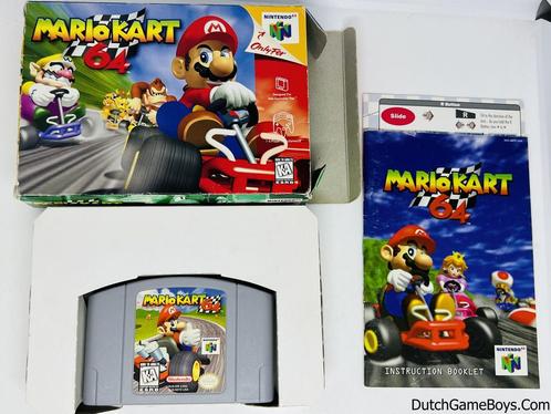Nintendo 64 / N64 - Mario Kart 64 - USA, Games en Spelcomputers, Games | Nintendo 64, Gebruikt, Verzenden