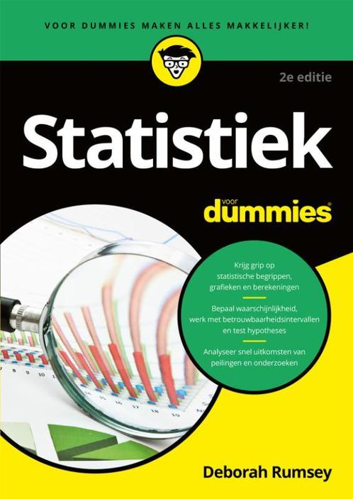 Statistiek voor Dummies / Voor Dummies 9789045350585, Boeken, Wetenschap, Gelezen, Verzenden