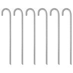 vidaXL Tentharingen 6 st Ø12 mm 41,5 cm gegalvaniseerd staal, Verzenden, Nieuw