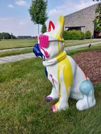 Beeld, garden statue French Bulldog in painting color - 59, Antiek en Kunst