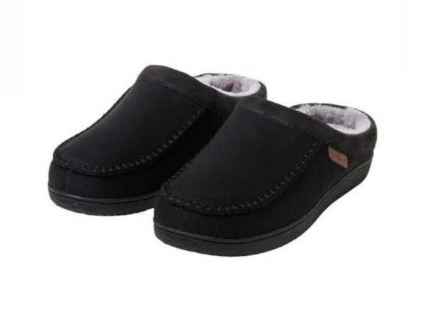 Veiling - 3x Dearfoams pantoffels maat 40-41 zwart, Kleding | Heren, Schoenen