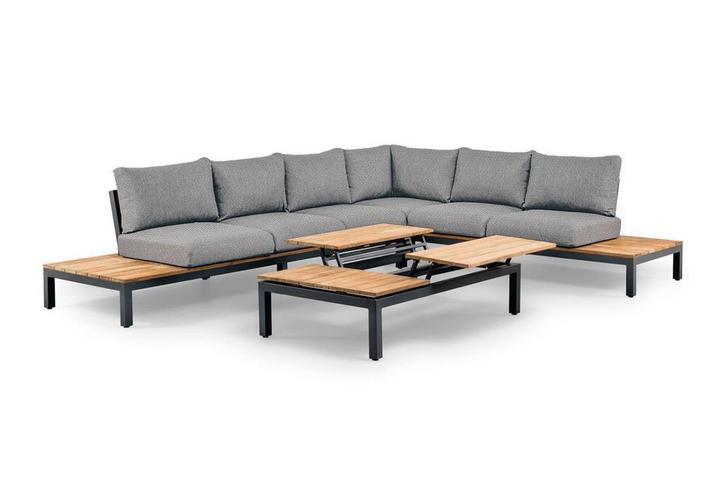 Suns Memphis loungeset 6-zits light antracite - Sunproof, Tuin en Terras, Tuinsets en Loungesets
