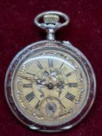 Zakhorloge prachtig front en achterzijden - mooi bewerkt - 8, Handtassen en Accessoires, Horloges | Heren, Nieuw