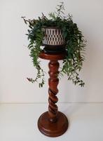 Table à plantes - Bois - Pilaar Zuil années 60-70, Antiek en Kunst
