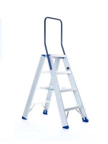 Professionele dubbele trap van Eurostairs 2x4 treden, Ophalen of Verzenden, Trap