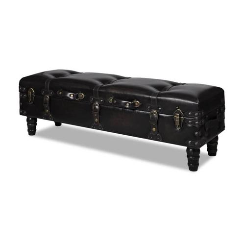 Lange Bank Bruin met Opbergruimte - OP = OP - Goedkoop!, Tuin en Terras, Tuinbanken, Nieuw, Overige materialen, Verzenden