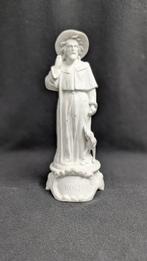 Letu & Mauger - Sint Rochus met hond - 25 cm - Biscuit