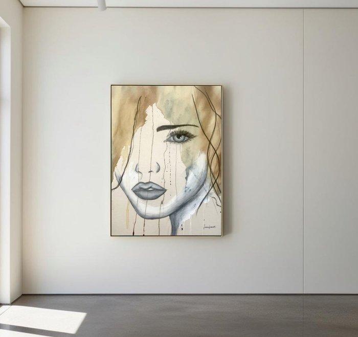 Serena Grassetti - Nel Silenzio di un Istante #1, Antiek en Kunst, Kunst | Schilderijen | Modern
